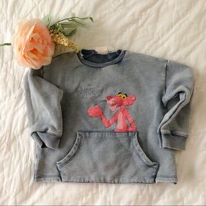 ZARA Pink  panther sweatshirt